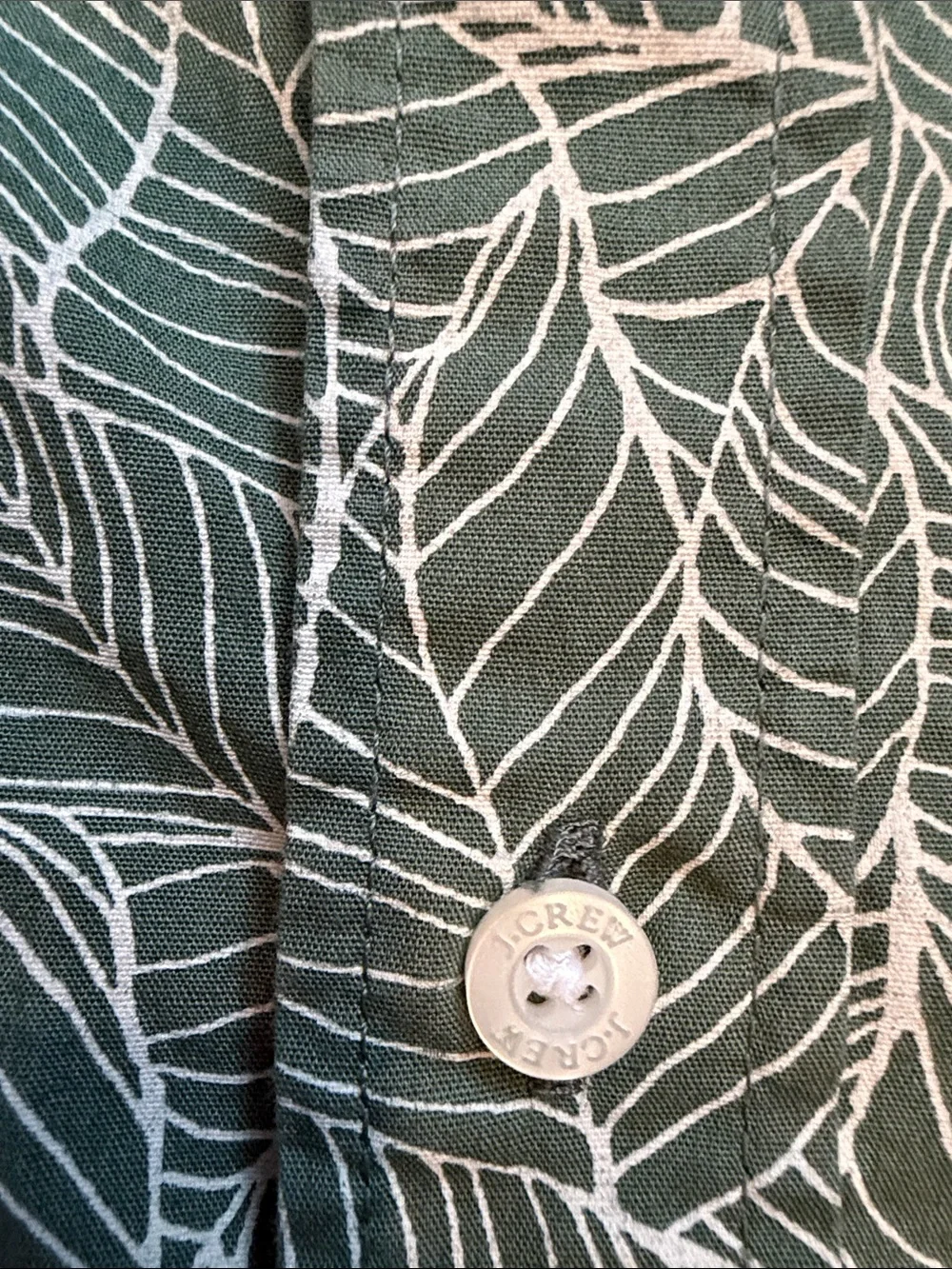 J, Crew  Palm Fond Shirt, 10